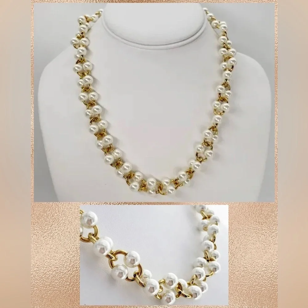 NWT Kate Spade Authentic New York White Multi Nouveau Pearls Necklace